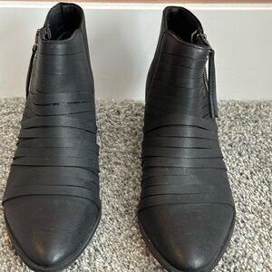 Strap Black Women's Ankle boots